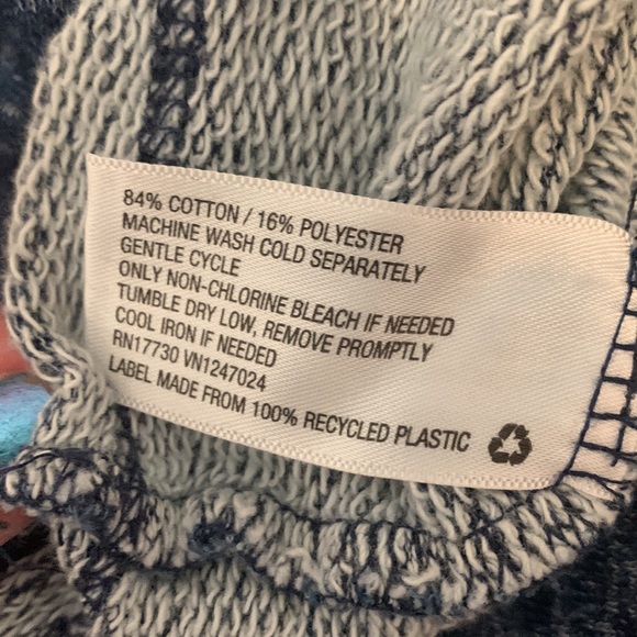 Blue Sweatshirt with Hood - Picture 4 of 7